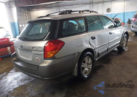 2005 Subaru Outback 2.5I из США, поврежденный, VIN 4S4BP61C557358091